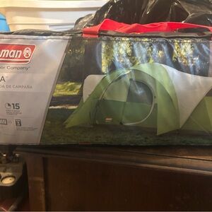 Coleman Montana Green and Gray Tent